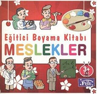 Eğitici Boyama Kitabı - Meslekler - 1