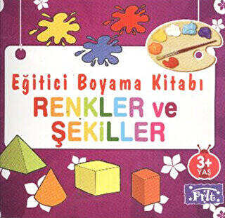 Eğitici Boyama Kitabı - Renkler ve Şekiller - 1