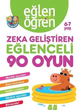 Eğlen Öğren 6-7 Yaş - Zeka Geliştiren Eğlenceli 90 Oyun - 1