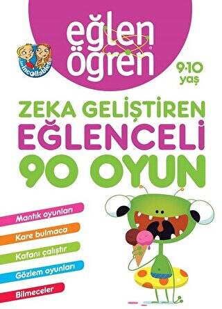 Eğlen Öğren 9-10 Yaş - Zeka Geliştiren Eğlenceli 90 Oyun - 1