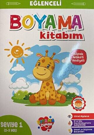 Eğlenceli Boyama Kitabım - Yeşil Kitap - 1