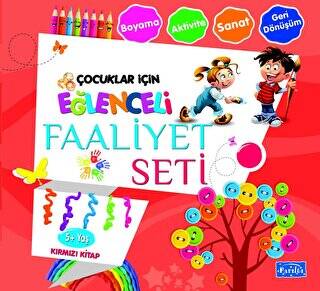 Eğlenceli Faaliyet Seti Kırmızı Kitap – 5 Yaş Üzeri - 1