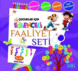 Eğlenceli Faaliyet Seti Mor Kitap – 5 Yaş Üzeri - 1