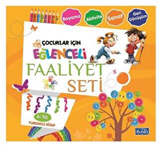 Eğlenceli Faaliyet Seti Turuncu Kitap - 4 Yaş Üzeri - 1