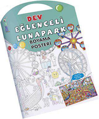 Eğlenceli Lunapark Dev Boyama Posteri - 1