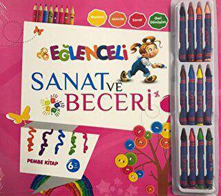 Eğlenceli Sanat ve Beceri Pembe Kitap 6 Yaş - Kalemli - 1