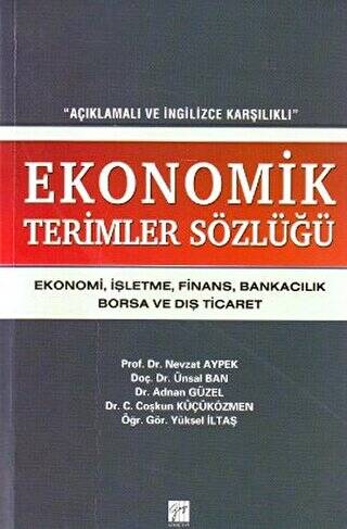 Ekonomik Terimler Sözlüğü - 1