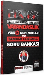 EKPSS Vatandaşlık Video Ders Notları ve Tamamı Çözümlü Soru Bankası - 1