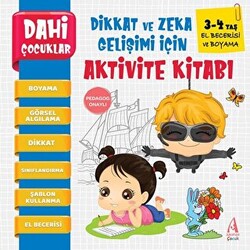 El Becerisi ve Boyama - Dahi Çocuklar Dikkat ve Zeka Gelişimi İçin Aktivite Kitabı - 1