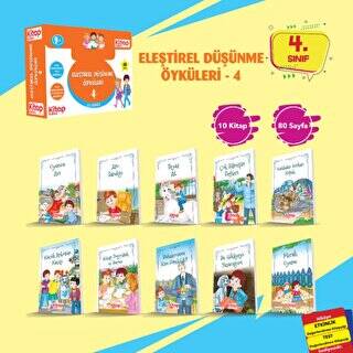 Eleştirel ve Yaratıcı Düşünme Öyküleri - 4 10 Kitap - Etkinlik Testi - Değerlendirme Testi - 1