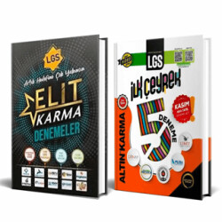 Elit Karma 8. Sınıf LGS Karma 10 Deneme + LGS İlk Çeyrek 5 Deneme 2 Kitap - 1