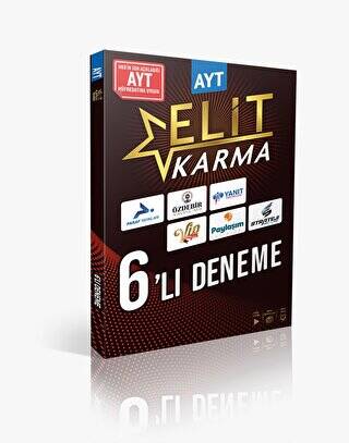 Elit Karma AYT 6` lı Fasikül Deneme Meb Yeni Müfredat - 1