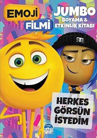 Emoji Filmi Jumbo Boyama ve Etkinlik Kitabı - 1