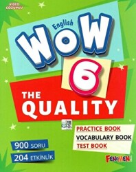 English Wow 6 The Quality Pratice Book - Vocabulary Book - Test Book - 1