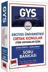 Erciyes Üniversitesi GYS Konu Özetli Açıklamalı Soru Bankası - 1