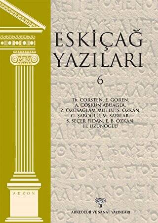 Eskiçağ Yazıları 6 - 1