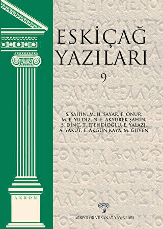 Eskiçağ Yazıları 9 - 1