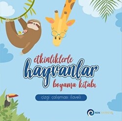 Etkinliklerle Hayvanlar - Boyama Kitabı - 1