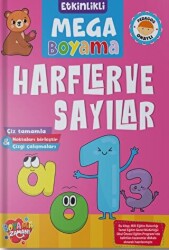 Etkinlikli Mega Boyama - Harfler ve Sayılar - 1