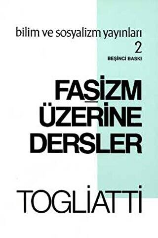 Faşizm Üzerine Dersler - 1