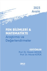 Fen Bilimleri ve Matematikte Araştırma ve Değerlendirmeler - Aralık 2023 - 1