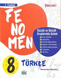 Fenomen 8. Sınıf Türkçe 1. Fasikül Sözcük ve Sözcük Gruplarında Anlam - 1