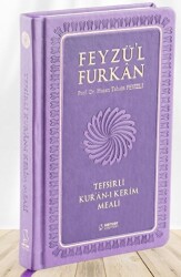 Feyzü`l Furkan Tefsirli Kur`an-ı Kerim Meali Büyük Boy - Tefsirli Meal - Ciltli LİLA - 1