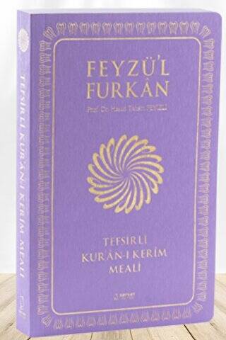 Feyzü`l Furkan Tefsirli Kur`an-ı Kerim Meali Büyük Boy - Tefsirli Meal - İNCE CİLT LİLA - 1