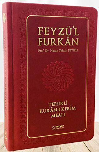 Feyzü`l Furkan Tefsirli Kur`an-ı Kerim Meali Orta Boy - Tefsirli Meal - Ciltli - BORDO - 1