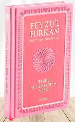 Feyzü`l Furkan Tefsirli Kur`an-ı Kerim Meali Pembe Kapak, Ciltli, Orta Boy - 1