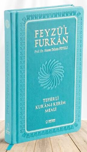 Feyzü`l Furkan Tefsirli Kur`an-ı Kerim Meali Büyük Boy - Tefsirli Meal - Ciltli Turkuaz - 1