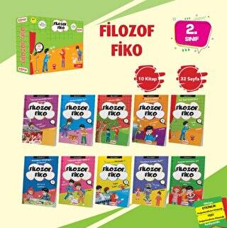 Filozof Fiko Hikaye Seti -1  10 Kitap - Etkinlik Testi - Değerlendirme Testi - 1