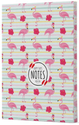 Flamingo 2 - Yan Boyamalı Çizgili Defter - 1