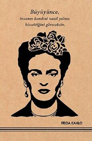 Frida Kahlo 1 Kraft Defter - 1