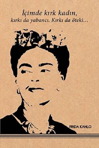 Frida Kahlo 2 Kraft Defter - 1