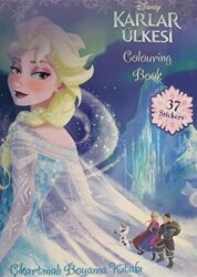 Frozen Coloring Book - Çıkartmalı Boyama Kitabı 37 Stickers - 1