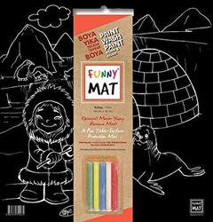 Funny Mat Black Kutup - Tebeşirli - 1