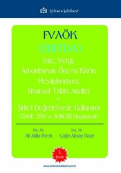 FVAÖK Faiz Vergi Amortisman Öncesi Karın Hesaplanması Finansal Tablo Analizi ve Şirket Değerlemede Kullanımı - 1