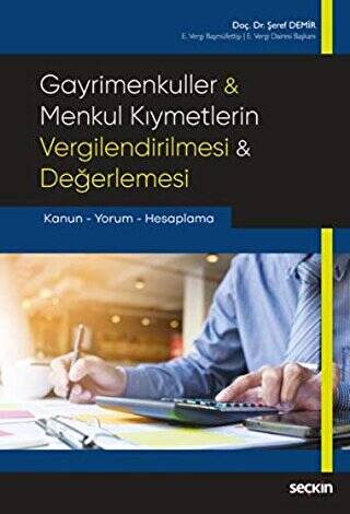 Gayrimenkuller-Menkul Kıymetlerin Vergilendirilmesi-Değerlemesi - 1