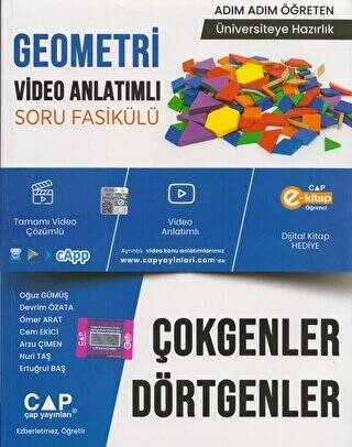 Geometri Video Anlatımlı Çokgenler Dörtgenler Soru Fasikülü - 1