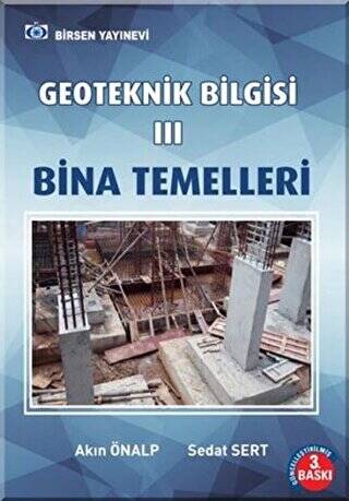 Geoteknik Bilgisi 3 Bina Temelleri - 1