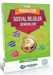 Gezegen Yayınları 5. Sınıf Sosyal Bilgiler Madalyon 20 Deneme - 1