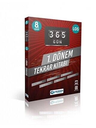 8. Sınıf Tüm Dersler 365 Gün 1. Dönem Tekrar Kitabı - 1