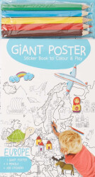 Giant Poster Colouring Book: Europe - 1