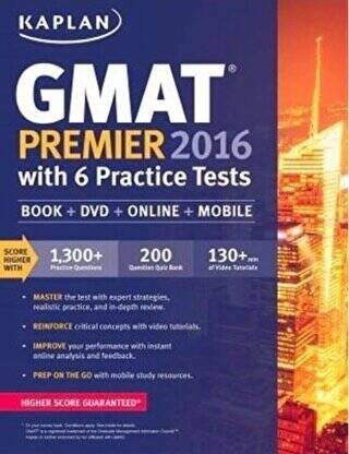 GMAT Premier 2016 With 6 Practice Tests - 1