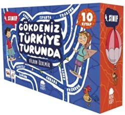 Gökdeniz Türkiye Turunda 4. Sınıf Seti 10 Kitap - 1