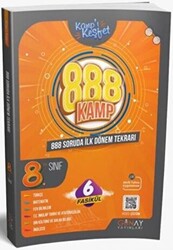 8. Sınıf 888 Soruda İlk Dönem Kamp Kitabı - 1