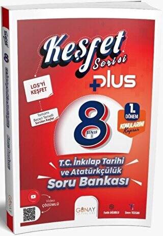 8. Sınıf Keşfet Plus Serisi T.C. İnkılap Tarihi ve Atatürkçülük 1. Dönem Soru Bankası - 1