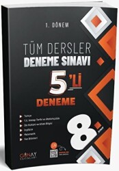 8. Sınıf LGS Tüm Dersler 1. Dönem 5 li Deneme Sınavı Özel Baskı - 1