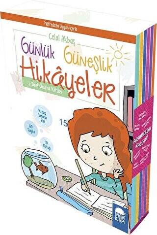 Günlük Güneşlik Hikayeler - 1. Sınıf Okuma Kitabı 10 Kitap Takım - 1